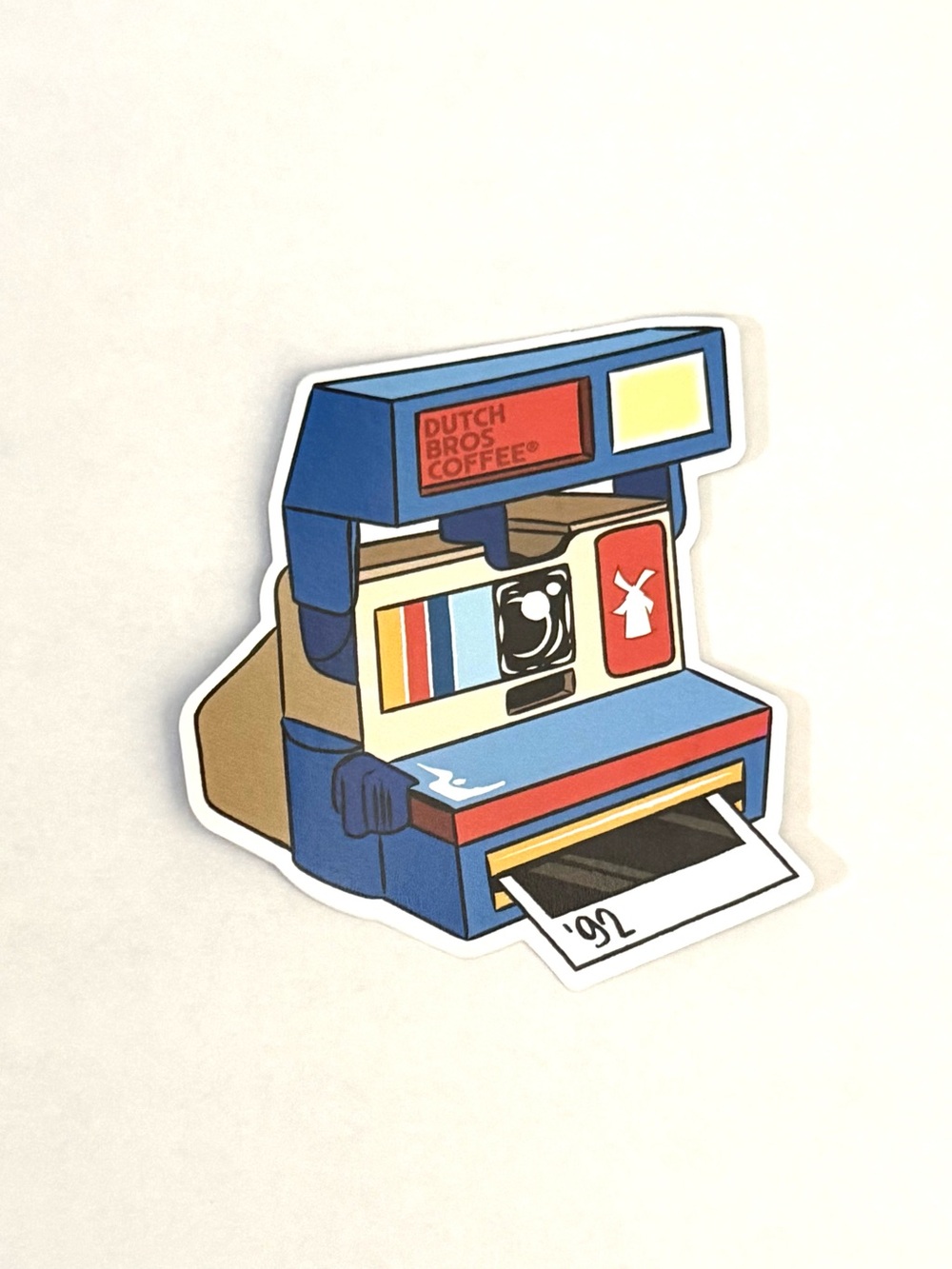Dutch Bros August 5 2026 Sticker Of The Month Polaroid Camera